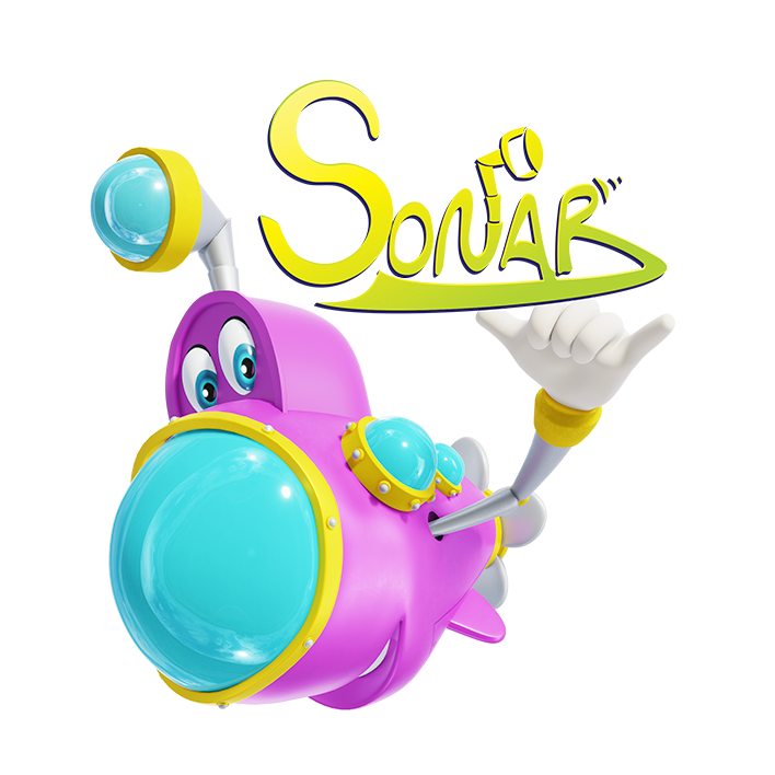 Ocean Learning with Sonar the Submarine