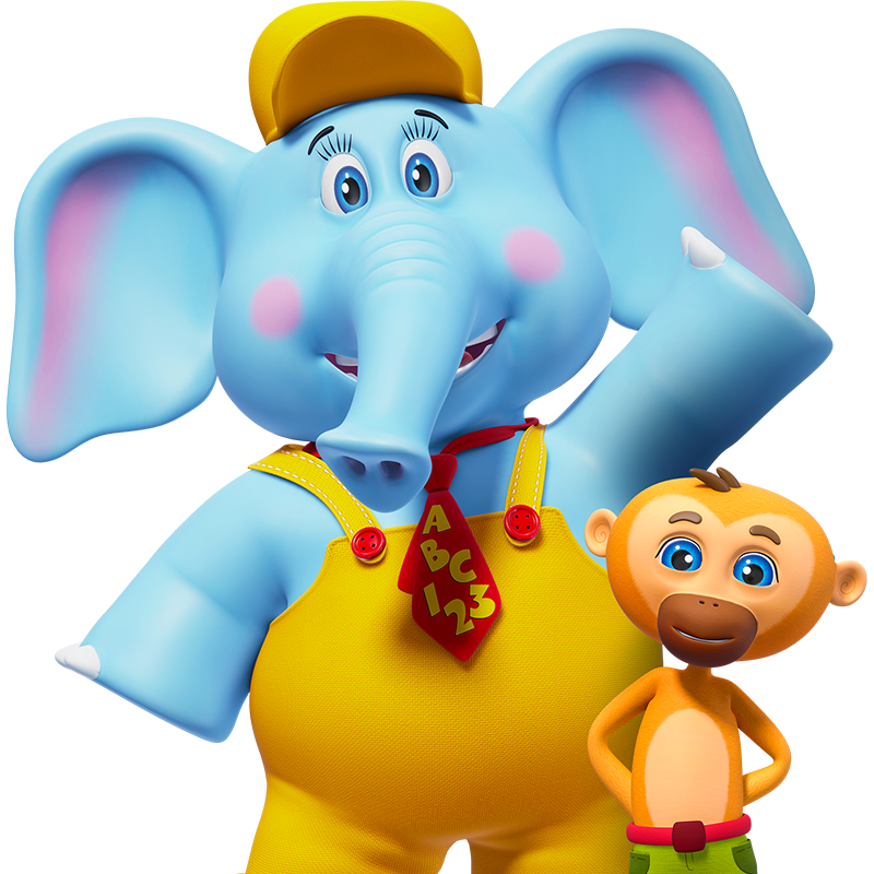 Bubbles the Elephant and Gibby Gibbon