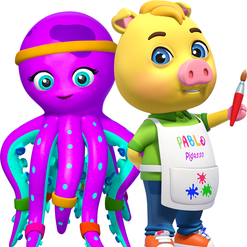 Om Octopus and Pablo Pigasso
