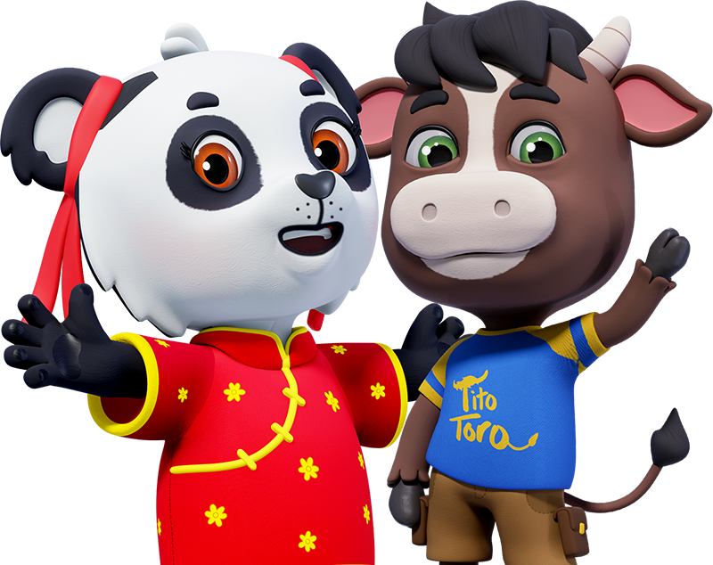 Tito Toro and Ping Panda